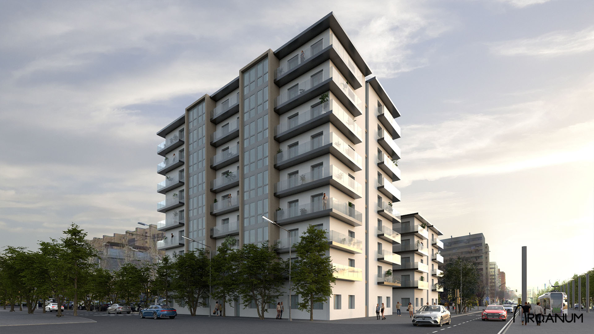 Residential building in Sant Just Desvern, facade
